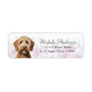 Search for golden doodle return address labels Puppy