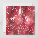 Search for red floral pattern cards Pretty