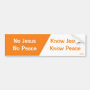 Search for no jesus no peace bumper stickers War