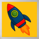 Search for cartoon spaceship posters Rocket
