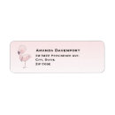 Search for flamingo bird return address labels Pink