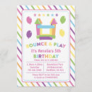 Recherche de castle birthday invitations Bounce house