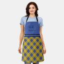Search for plaid monogram aprons Simple