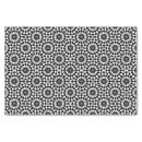 Search for geometric pattern tissue paper black and white
