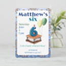 Recherche de 6ème anniversaire invitations Mignon