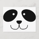 Search for panda face postcards Cute