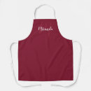 Search for burgundy aprons Minimalist