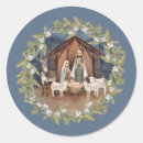 Search for jesus in the manger stickers Christian