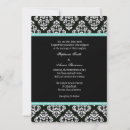 Search for black white damask wedding invitations Chic