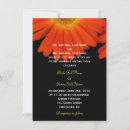 Recherche de marguerite gerbera invitations Orange