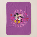 Search for mickey and minnie mouse blankets Kiss