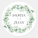 Search for floral wreath wedding stickers Cottagecore