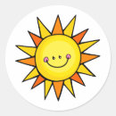 Search for happy smiling sun stickers Sunshine