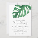 Search for monstera leaves invitations Trendy