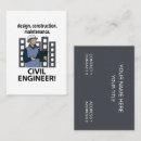Search for civil engineering business cards Building