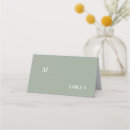 Search for seating place cards Sage green