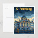 Recherche de russie vintage cartes postales Aquarelle