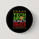 Search for tech support buttons To delete