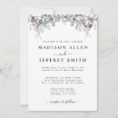 Search for purple and sage wedding invitations Plum