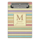 Search for pastel clipboards Striped