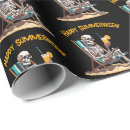 Recherche de squelette halloween papier cadeau Automne