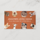 Search for funny business cards Dog walker