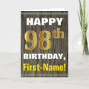 Search for 98th birthday cards 98 years old