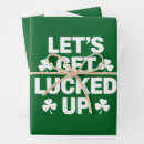 Search for st patricks day wrapping paper Shenanigans