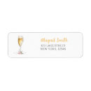 Search for champagne return address labels Script