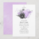 Recherche de lilas baptême invitations Floral
