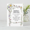 Search for wild flower wedding invitations Rustic country