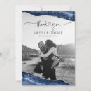 Search for navy blue thank you cards Marble