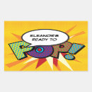 Search for books rectangle stickers Colourful