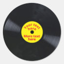 Search for record album stickers Music