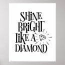 Recherche de diamant posters Citation