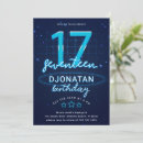 Recherche de blue neon invitations D'anniversaire