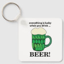 Search for irish beer keychains Green