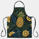 Search for pineapple illustration aprons Cute