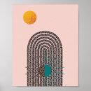 Recherche de lune rose posters Abstrait