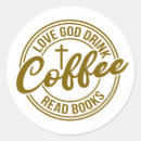 Search for drinking coffee stickers Christian