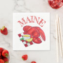 Recherche de fruits mer serviettes Homard
