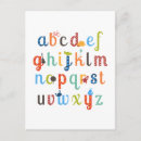 Search for cute alphabet postcards Baby