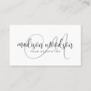 Recherche de monogramme manuscrit cartes visite Customer