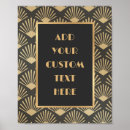 Search for art deco posters Black and gold