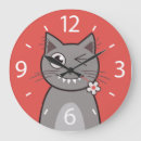 Recherche de grand chat horloges Pour enfants