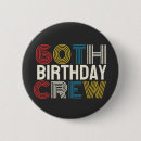 Search for birthday crew buttons Squad