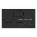 Recherche de lettre initiale cartes visite Pour elle