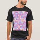 Search for purple flower pattern tshirts Watercolor