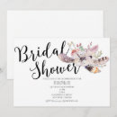 Search for boho chic bridal shower invitations Typography