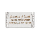 Search for birch wood return address labels Woods